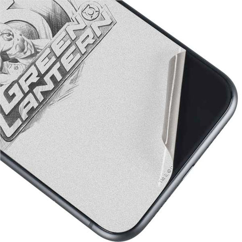 DC Comics Green Lantern Sketch Art Action Pose iPhone 11 Skin